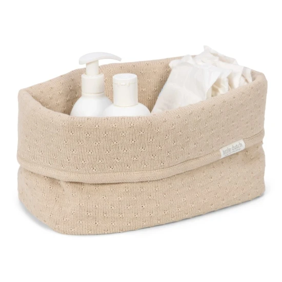 Little Dutch Geflochtener Korb groß Pure Soft Beige Little Dutch Geflochtener Korb groß Pure Soft Beige