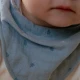 Little Dutch 2 Bandana-Lätzchen Pure Denim Blue