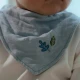 Little Dutch 2 Bandana-Lätzchen Pure Denim Blue