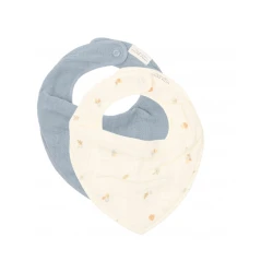 Bandana-Lätzchen Forest Treasures & Denim Blue 2 ks