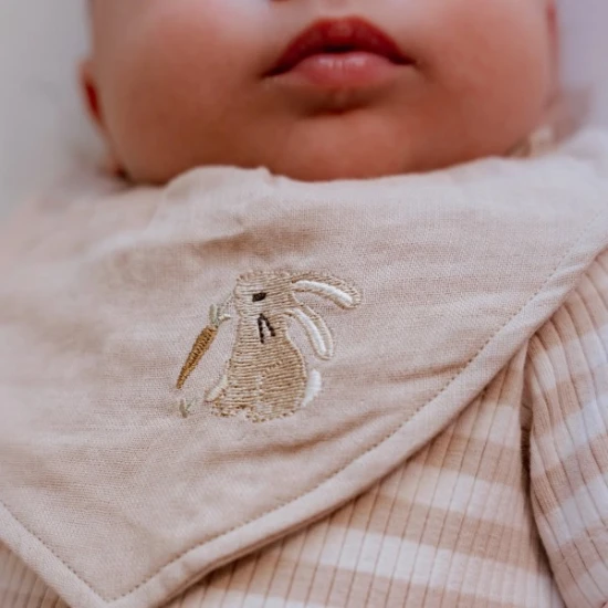Little Dutch 2 Bandana-Lätzchen Baby Bunny