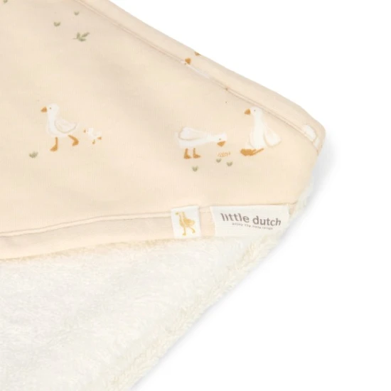 Little Dutch Kapuzenhandtuch 75x75 cm Gans Newborn Naturals