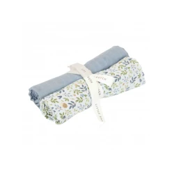 Mullwindeln 70x70cm Forest Adventure & Denim Blue 2 ks