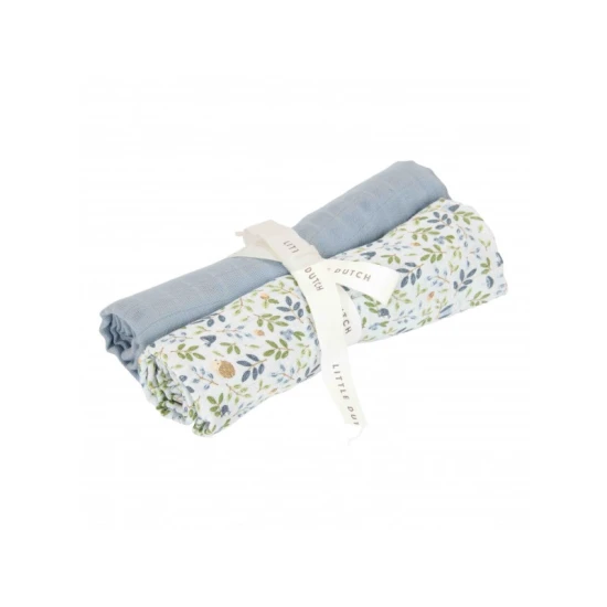 Little Dutch Mullwindeln 70x70cm Forest Adventure & Denim Blue 2 ks