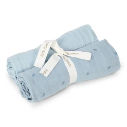 Mullwindeln 70x70cm Pure Denim Blue