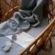Little Dutch Pucktuch 120x120 cm Pure Denim Blue
