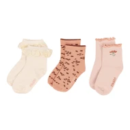 3 Mädchensocken Multicolor
