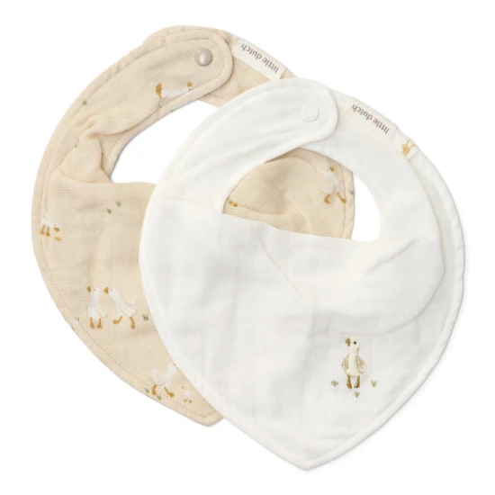 Little Dutch 2 Bandana-Lätzchen Husa Newborn Naturals Little Dutch 2 Bandana-Lätzchen Husa Newborn Naturals