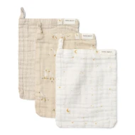 3 Waschlappen Husa Newborn Naturals