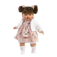 Llorens Puppe mit Geräuschen und weichem Körper Vera 33 cm