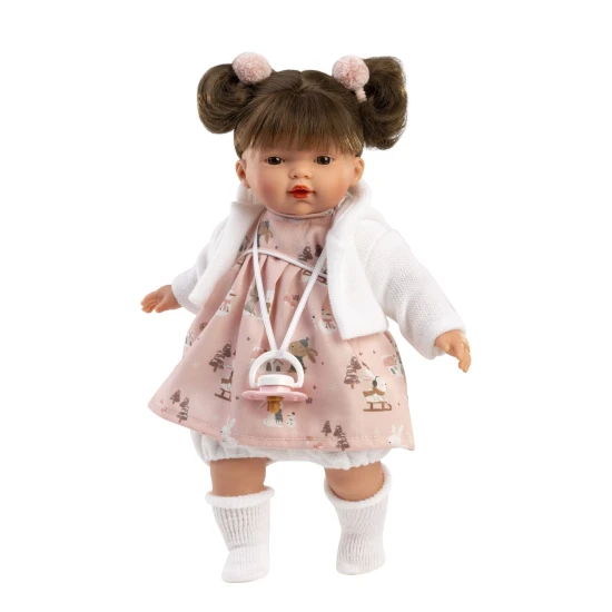 Llorens Puppe mit Geräuschen und weichem Körper Vera 33 cm