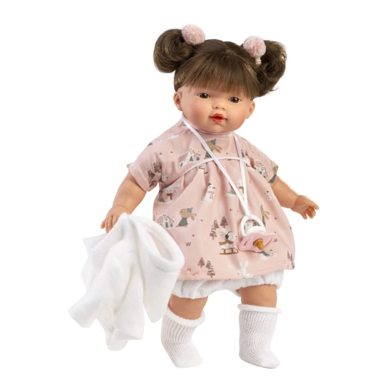 Llorens Puppe mit Geräuschen und weichem Körper Vera 33 cm