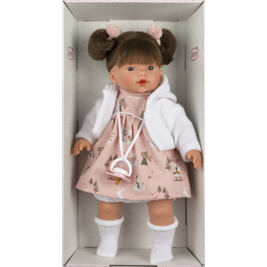 Llorens Puppe mit Geräuschen und weichem Körper Vera 33 cm
