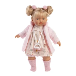 Llorens Puppe mit Geräuschen und weichem Körper Roberta 33 cm