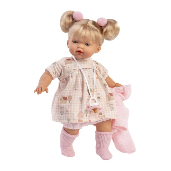 Llorens Puppe mit Geräuschen und weichem Körper Roberta 33 cm