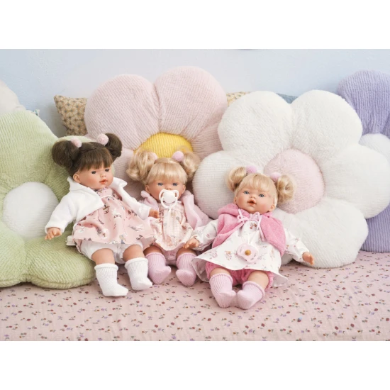 Llorens Puppe mit Geräuschen und weichem Körper Roberta 33 cm