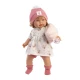 Llorens Puppe mit Geräuschen und weichem Körper Carla im Blumenkleid 42 cm