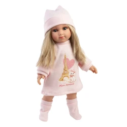 Llorens Puppe mit weichem Körper Elena im Kleid Mon Amour 35 cm