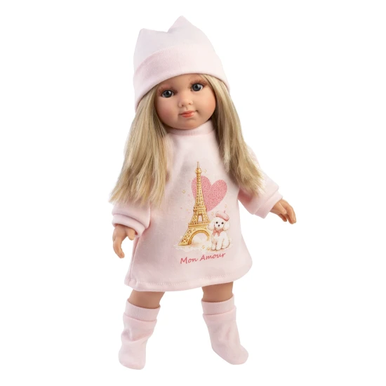 Llorens Puppe mit weichem Körper Elena im Kleid Mon Amour 35 cm