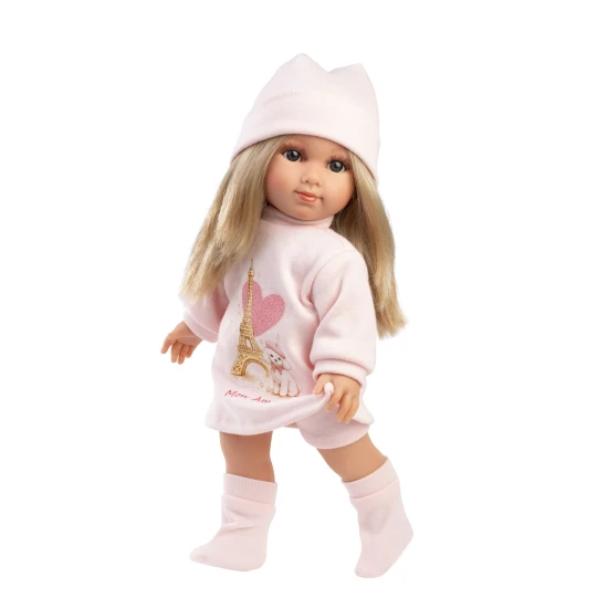 Llorens Puppe mit weichem Körper Elena im Kleid Mon Amour 35 cm