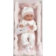 Llorens Babypuppe mit Vollvinylkörper Mädchen mit rosa Decke 35 cm Llorens Babypuppe mit Vollvinylkörper Mädchen mit rosa Decke 35 cm