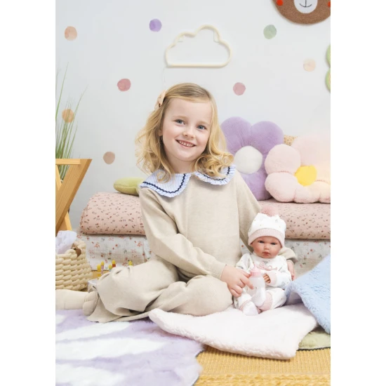 Llorens Babypuppe mit Vollvinylkörper Mädchen mit rosa Decke 35 cm Llorens Babypuppe mit Vollvinylkörper Mädchen mit rosa Decke 35 cm