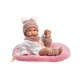 Llorens Babypuppe mit Vollvinylkörper Mädchen mit gestreifter Bommelmütze 35 cm Llorens Babypuppe mit Vollvinylkörper Mädchen mit gestreifter Bommelmütze 35 cm