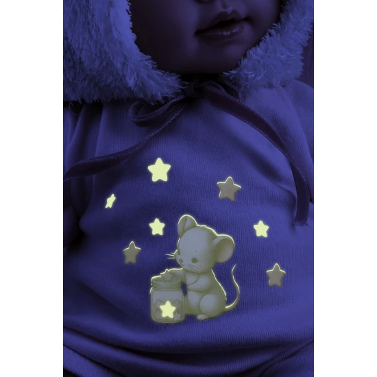 Llorens Babypuppe mit Geräuschen und weichem Körper im rosa Overall mit Kapuze 38 cm Llorens Babypuppe mit Geräuschen und weichem Körper im rosa Overall mit Kapuze 38 cm