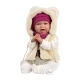 Llorens Babypuppe mit Geräuschen und weichem Körper 42 cm