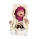 Llorens Babypuppe mit Geräuschen und weichem Körper 42 cm
