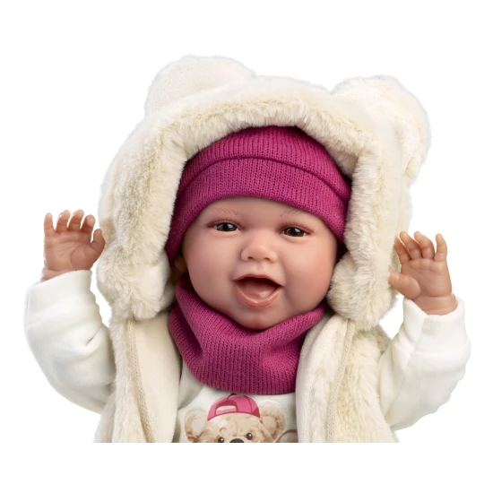 Llorens Babypuppe mit Geräuschen und weichem Körper 42 cm