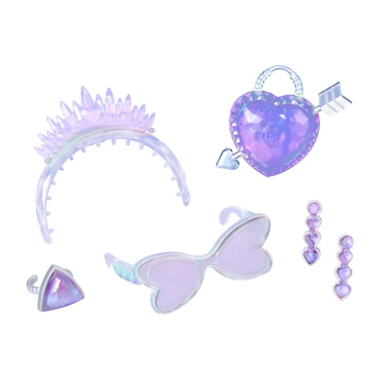 Rainbow High Creative Crystals Puppe Violet Willow mit Kristall-Accessoires