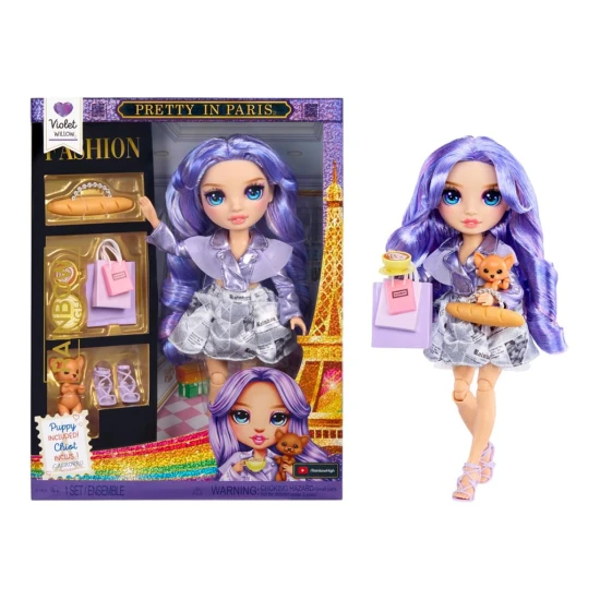 Rainbow High Modepuppe in Paris - Violet MGA Rainbow High Modepuppe in Paris - Violet