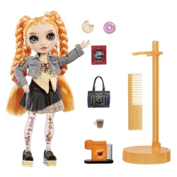 Rainbow High Sparkle und Shine Modepuppe Clementine Orange