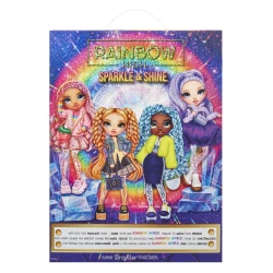 Rainbow High Sparkle und Shine Modepuppe Viola Purple