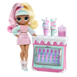 L.O.L. Surprise! OMG Nagelstudio mit Puppe Candylicious Sprinkles Shop
