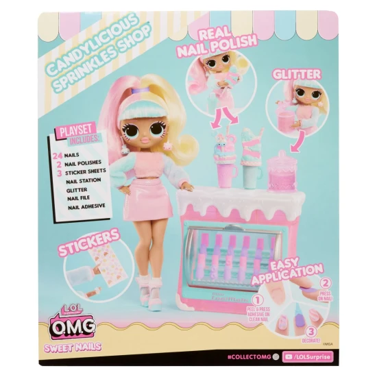 L.O.L. Surprise! OMG Nagelstudio mit Puppe Candylicious Sprinkles Shop L.O.L. Surprise! OMG Nagelstudio mit Puppe Candylicious Sprinkles Shop MGA 26503781
