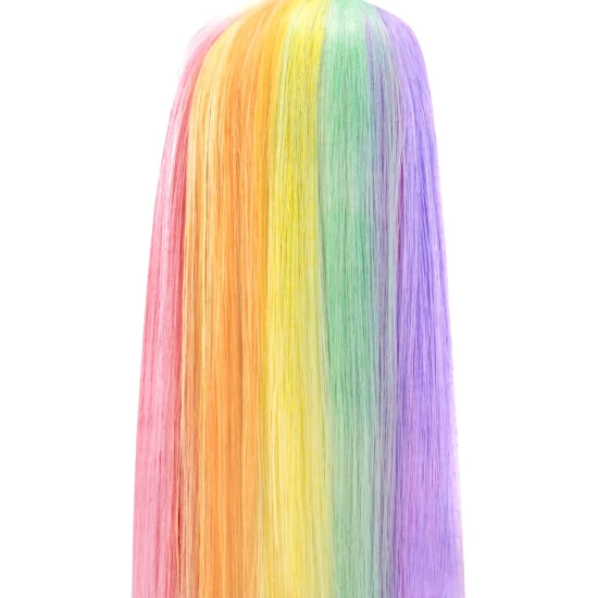 Rainbow High Amaya Puppe mit langen bunten Haaren und Haarkreiden