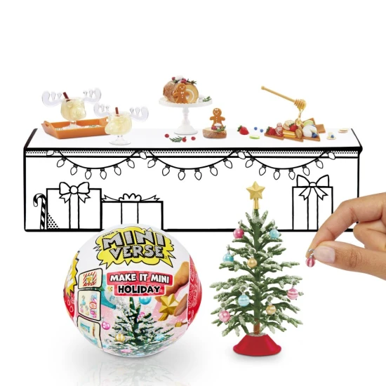 MGA’s Miniverse Mini Food – Mini-Weihnachtsessen und -getränke mit realistischen Details