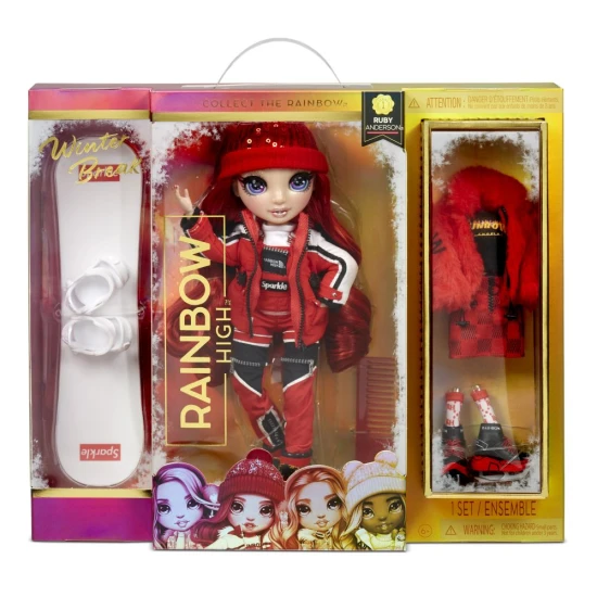 Rainbow High Winter Fashion Puppe Ruby Anderson Rainbow High Winter Fashion Puppe Ruby Anderson MGA 26574286EUC