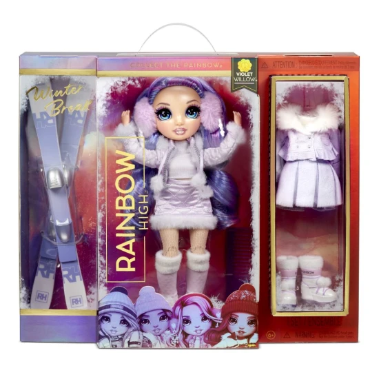 Rainbow High Winter Fashion Puppe Violet Willow Rainbow High Winter Fashion Puppe Violet Willow MGA 26574804EUC