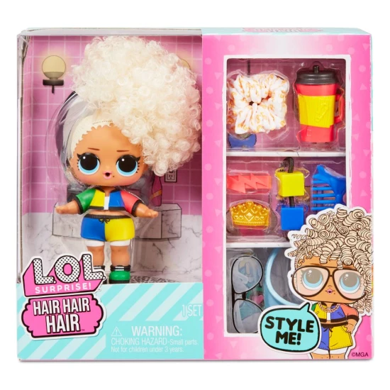 L.O.L. Surprise! Hair Hair Hair Puppe – Puppe mit langen Haaren und Accessoires