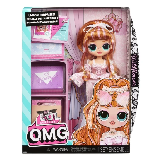 L.O.L. Surprise OMG grosse schwester Wildflower Puppe mit Accessoires und Haarbürste, 25 cm hoch