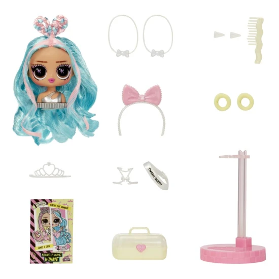 L.O.L. Surprise Swap Tweens Winnie Puppe mit Mini-Frisierkopf und Haar-Accessoires, 16,5 cm hoch