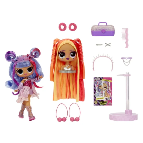 L.O.L. Surprise Swap Tweens Bailey Puppe mit Mini-Frisierkopf und Haar-Accessoires, 16,5 cm hoch