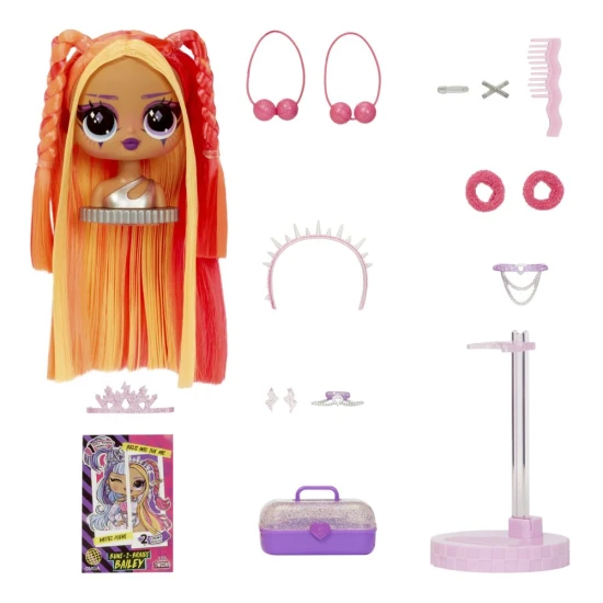 L.O.L. Surprise Swap Tweens Bailey Puppe mit Mini-Frisierkopf und Haar-Accessoires, 16,5 cm hoch