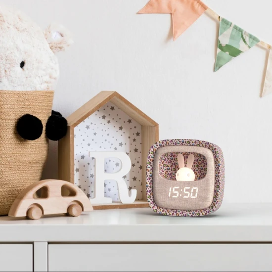 Wecker mit Nachtlicht MOB Billy Clock Rainbow Leopard