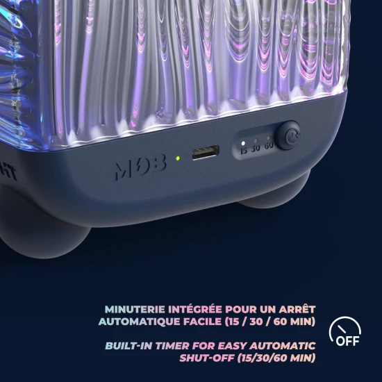 Nachtlicht und Lautsprecher MOB Wavy Light Abyss