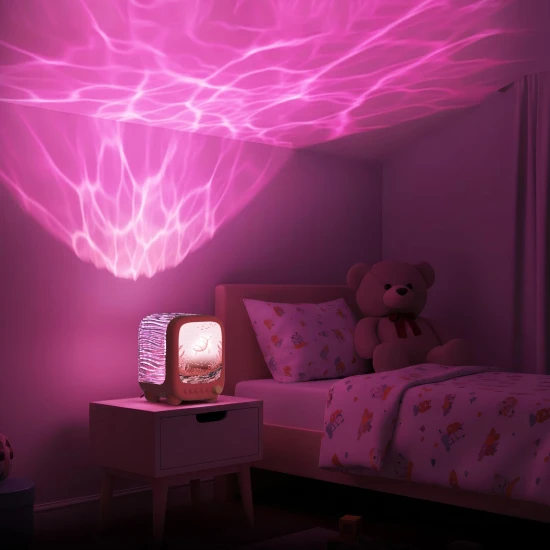 Nachtlicht und Lautsprecher MOB Wavy Light Abyss
