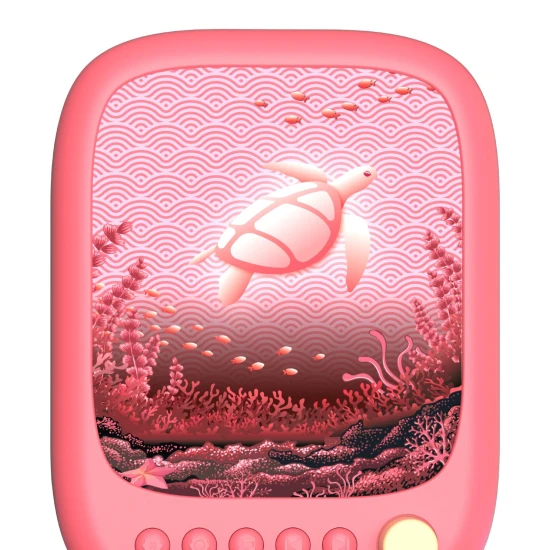 Nachtlicht und Lautsprecher MOB Wavy Light Coral